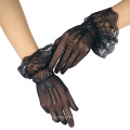 Grace Karin Sexy Bow-Knot Décoré Robe de mariage nuptiale Gants noirs en dentelle CL010606-1